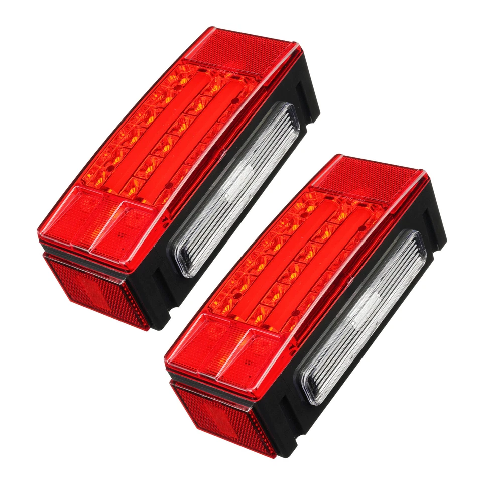USA Rear Trailer Truck Turn Brake Light Set with Side Lights kits 12v New US Foto 3 de 4