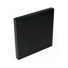 HDPE King Starboard Plastic Sheet - 1/2" Thick (12mm) - Black - 24" x 36"