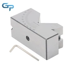 Precision Angle Block 4x1-13/16"x1-13/16" with 0-60 Degree V Groove