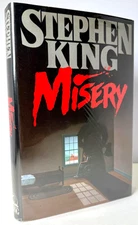 Misery, Stephen King 1987 HCDJ 1st printing in Mylar w $18.95 DJ, Near Fine