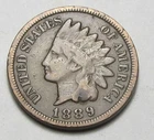 1889 INDIAN HEAD CENT,PARTIAL LIBERTY, VERY NICE COIN!!!!(A3)