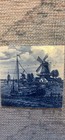 Vintage Hand-Painted Delft Blue Tiles – Made in Holland – Set of 3 — photo 6