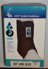 Med Spec ASO Ankle Stabilizer 264015 Size L Large, Black New/SEALED