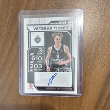 Panini Contenders EuroLeague Veteran Ticket Miikka Muurinen Autograph Partizan