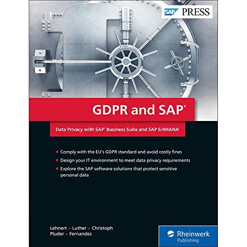 Gdpr and sap: data privacy with sap business suite and sap by volker lehnert