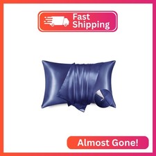 Bedsure Satin Pillowcase with Zipper, Similar to Silk Pillow Cases 2 Pack, Satin