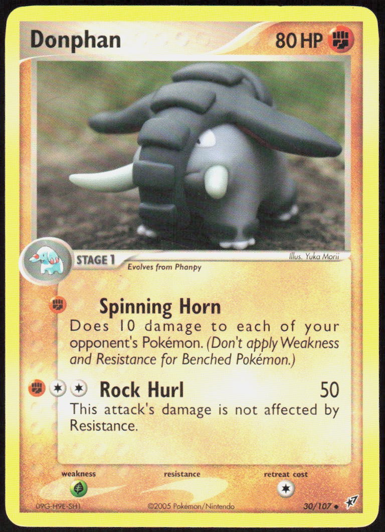 Donphan 30/107 Uncommon EX Deoxys LP Pokemon