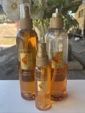  VICTORIAS SECRET GARDEN AMBER ROMANCE Silkening Body Splash 8oz  2oz Lot Of 3