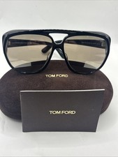 TOM FORD JAYDEN FT1103 01L Sunglasses Black Frame Roviex Mirror Lenses 61mm