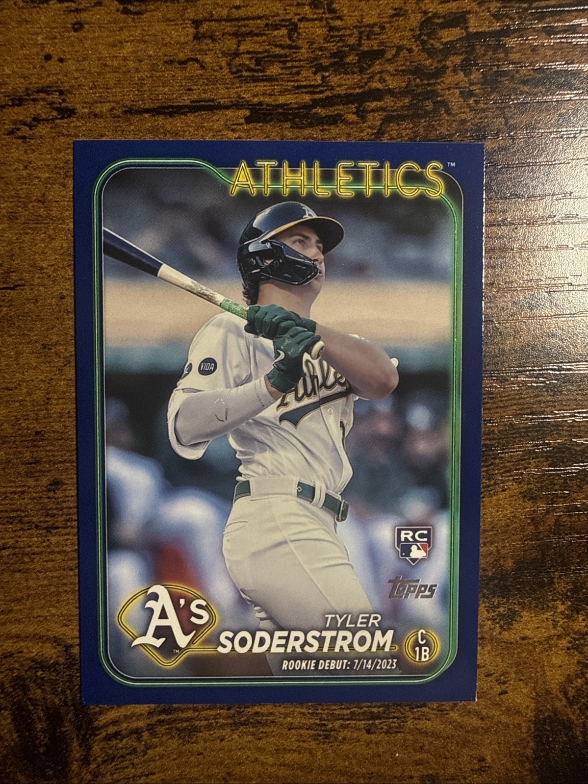 2024 Topps Update Royal Blue - Tyler Soderstrom Rookie Debut