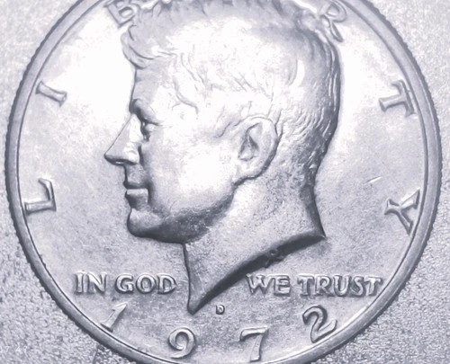 1972-D Kennedy Half Dollar — photo from the most recent tracked eBay sale