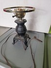 Vintage Reina Potbelly Black Pot Belly Stove Electric Lamp Metal Mcm #7479