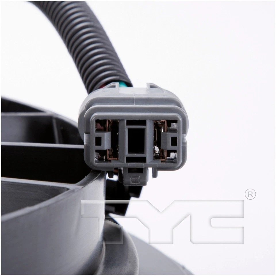 Conjunto de ventilador condensador y radiador doble TYC 621200 para 98-04 Volvo S70 V70 Foto 3 de 4