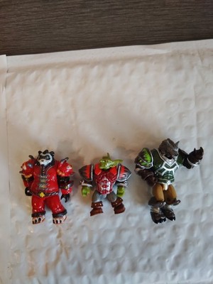Mega Bloks World Of Warcraft 3 Action Figures Windpaw, Krazz And Worgen
