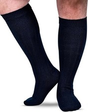 Highland Scottish Wool Blend Kilt Hose for Men Ribbed Socks for USA Shoe Sizes