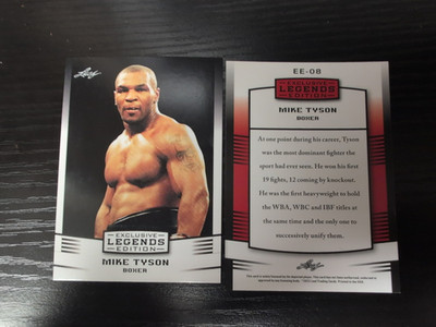 MIKE TYSON 2022 ''LEGENDS EDITION'' BOXING CARD #EE-08