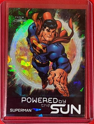 2025 Fleer Brilliants Superman Power of the Sun Black Superman!
