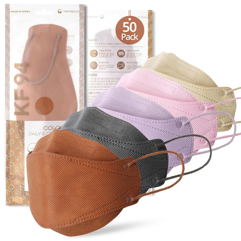 KF94 Face Masks for Adults - Comfortable Fit, Multicolor - Image 3 of 4