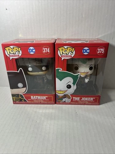 Funko Pop! Vinyl: DC Universe - Imperial Batman #374 + The Joker #375 Lot New