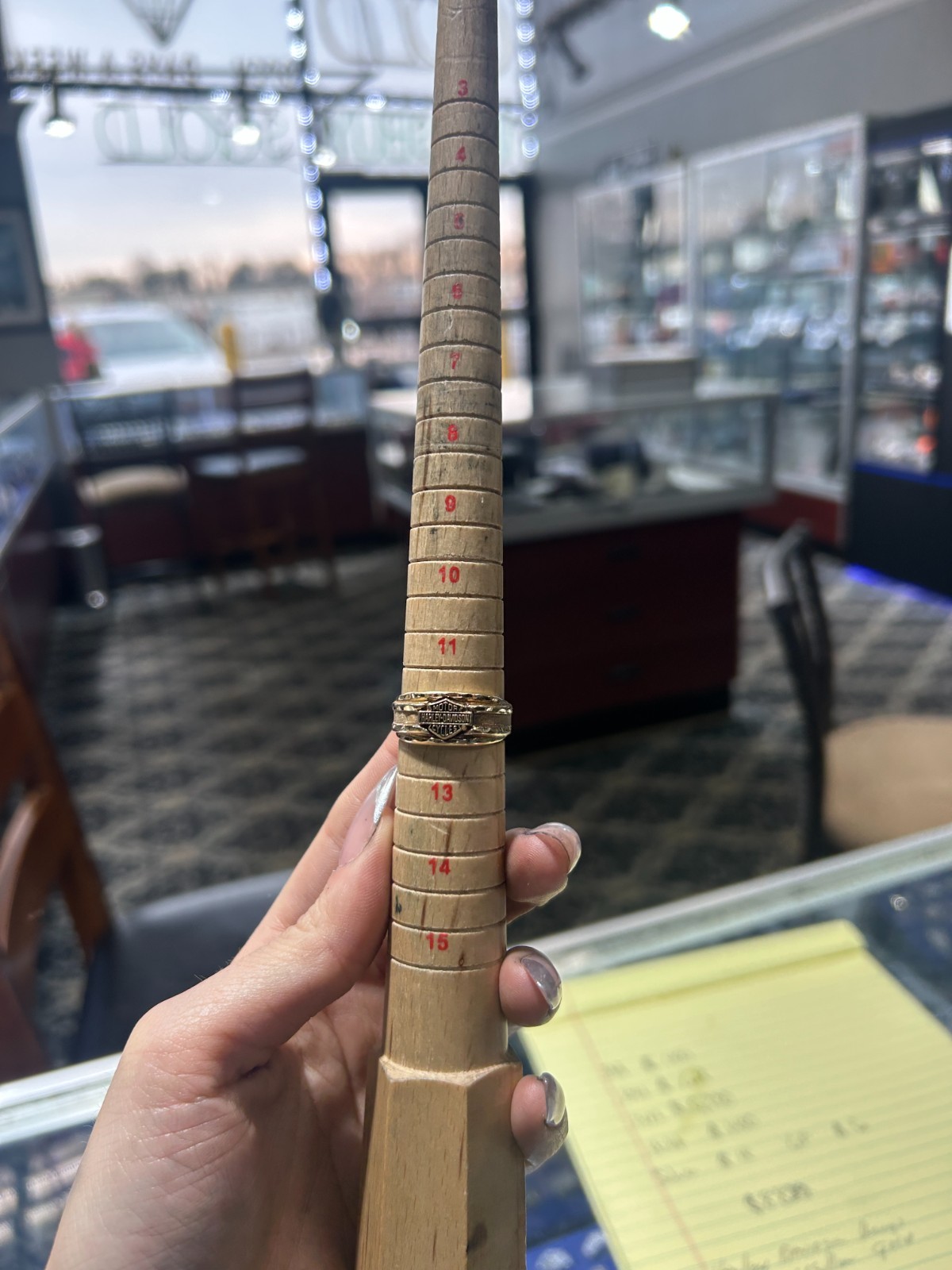 harley davidson wedding ring set - image 7