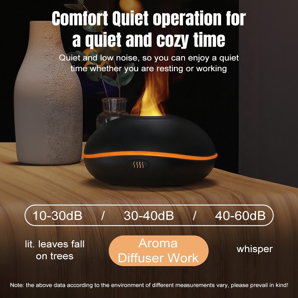 Essential Oil Diffuser Volcano Diffuser Fire Flame Air Humidifier Aroma Diffuser