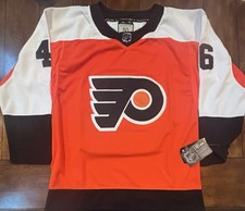 Philadelphia Flyers Trevor Zegras Orange Jersey #46 Adult Medium (50) NWT