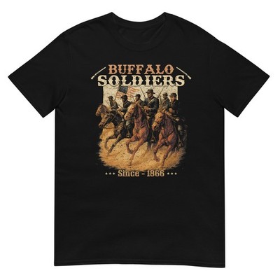 Buffalo Soldiers African American Buffalo Black Culture T-Shirt