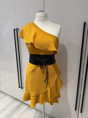 Minkpink ** Kleid ** M ** NEU ** senfgelb ** stylisch ** Feier **