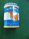 CAMEL FILTERS 40 CIGARETTE KEG TIN w/ LID VINTAGE ORIGINAL EMPTY