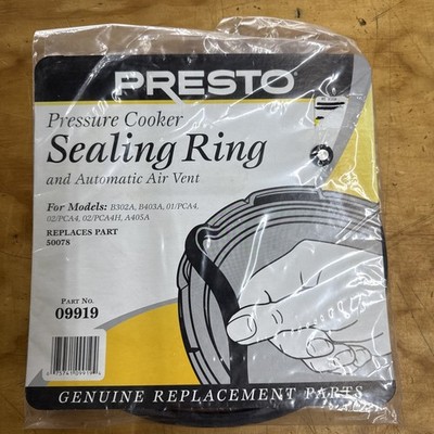 Presto 09919 Sealing Ring and Automatic Air Vent: replaces Part 50078