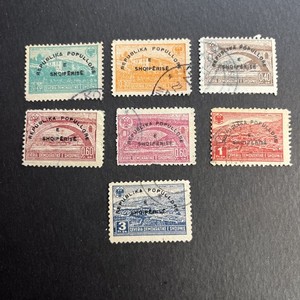 1946 Albania Sc.373-78+ Used $50.75