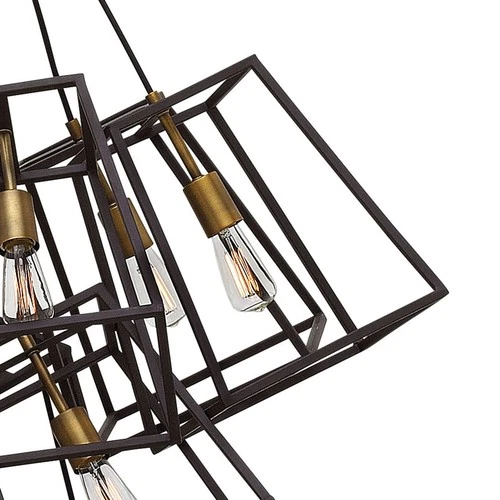 Hinkley Lighting 3357 7 Light Large Multi Light Pendant - Bronze - Picture 3 of 6