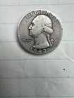 1943 Washington Quarter Vg Very Good 90% Silver $.25 Coin Collectible.