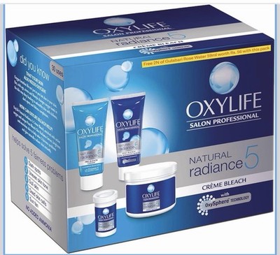 Oxylife Salon Professional Natural Radiance Creme Bleach 310g | Vitamin E