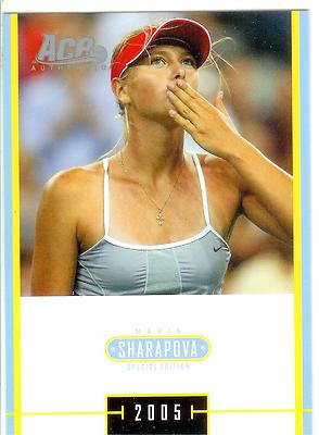 2005 ACE JAPAN HOLIDAY MARIA SHARAPOVA RC #MS-28 ROOKIE SPECIAL EDITION