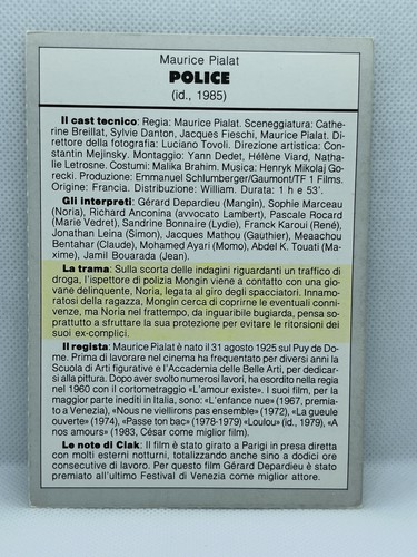 LOCANDINA CARTOLINA DI CIAK RIVISTA DI CINEMA E SPETTACOLO ANNO 1985 - Foto 108 di 156