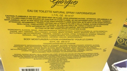 Giorgio by Giorgio Beverly Hills Gift Set-50ml EDT+200ml Moisturizer/Ripped Off - Picture 8 of 9