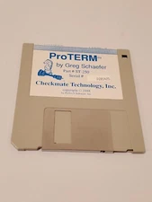 ProTERM Greg Schaefer ST-250 Checkmate Technology 1988 Floppy Disk Computer Game