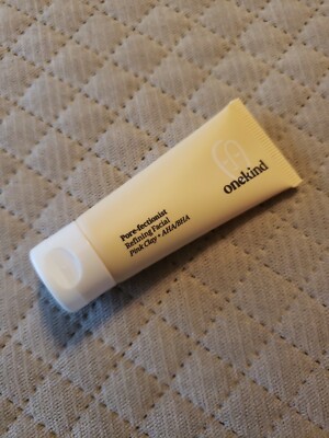 ONEKIND pore-fectionist refining facial, pink clay + AHA/BHA, sealed 10mL tube