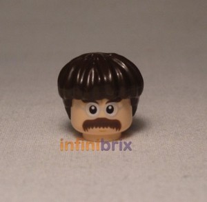Hair piece from set 4867 for Harry Potter BRAND NEW Lego Professor Lupin Head