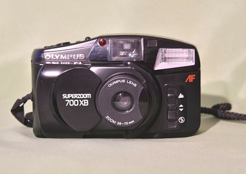 Olympus SUPERZOOM 700 XB 35mm Compact Film Camera - Perfect Working - Afbeelding 1 van 12
