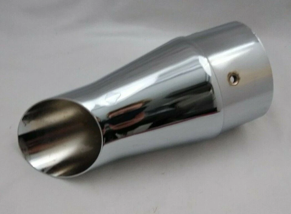 SUPERTRAPP 3" Corte Corte Corte Cromo Tapa 3 pulgadas Escape 308-3560 Harley Softail Foto 4 de 4