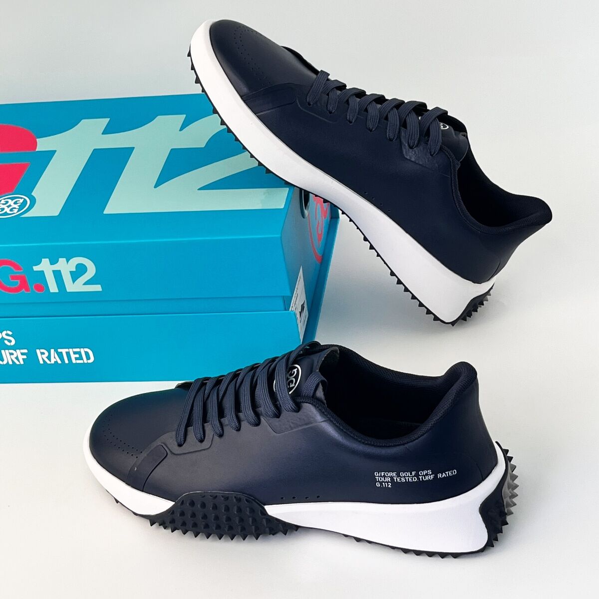 New G/FORE G.112 Golf Shoes P.U. Leather Men's Size 10-12 New G/FORE G.112 Golf Shoes P.U. Leather Men's Size 10-12