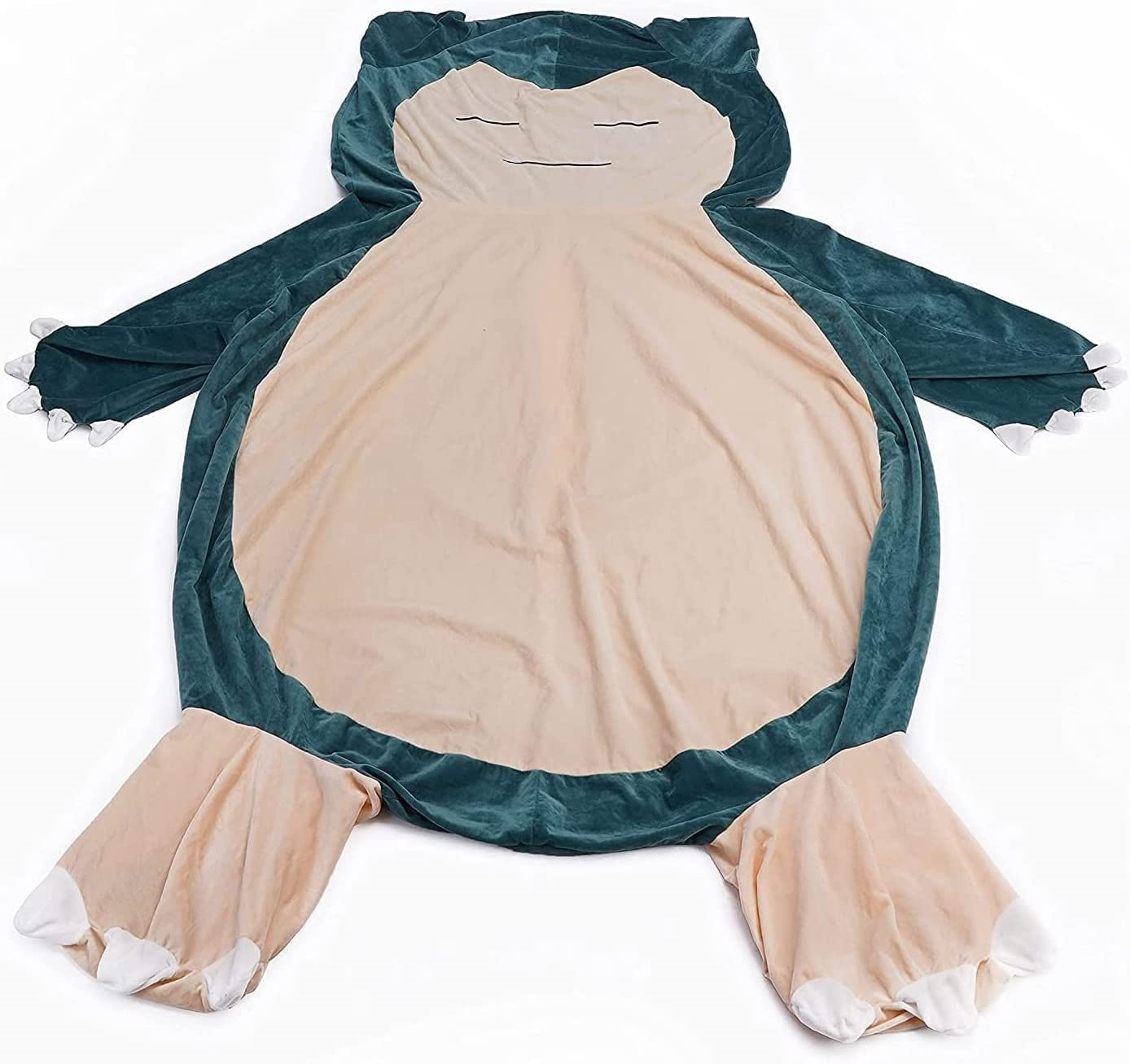 Zhenfala Snorlax Bean Bag Chair Giant Unstuffed Snorlax Plush Toy Anime