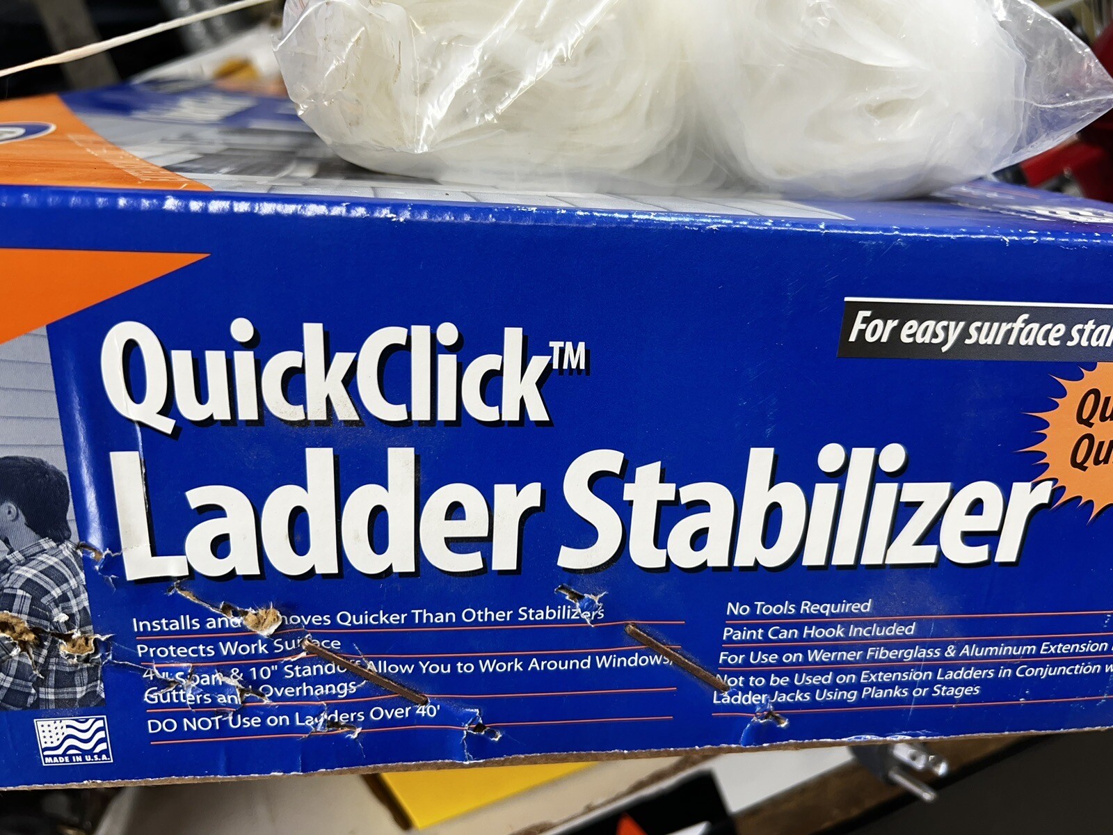 Werner AC78 Quickclick Ladder Stabilizer NEW IN THE BOX eBay