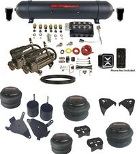 AccuAir E+ Connect VU4 with X-Series Air Ride Kit Fits 1982–2004 Chevy S10 2wd