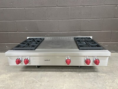 HOT Rangetop Wolf 48 Range With Griddle Wolf 48