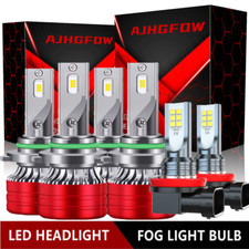 For Honda Accord Ex-l Sedan 2006-2012 Led Headlight High Low Fog Light Bulbs Kit