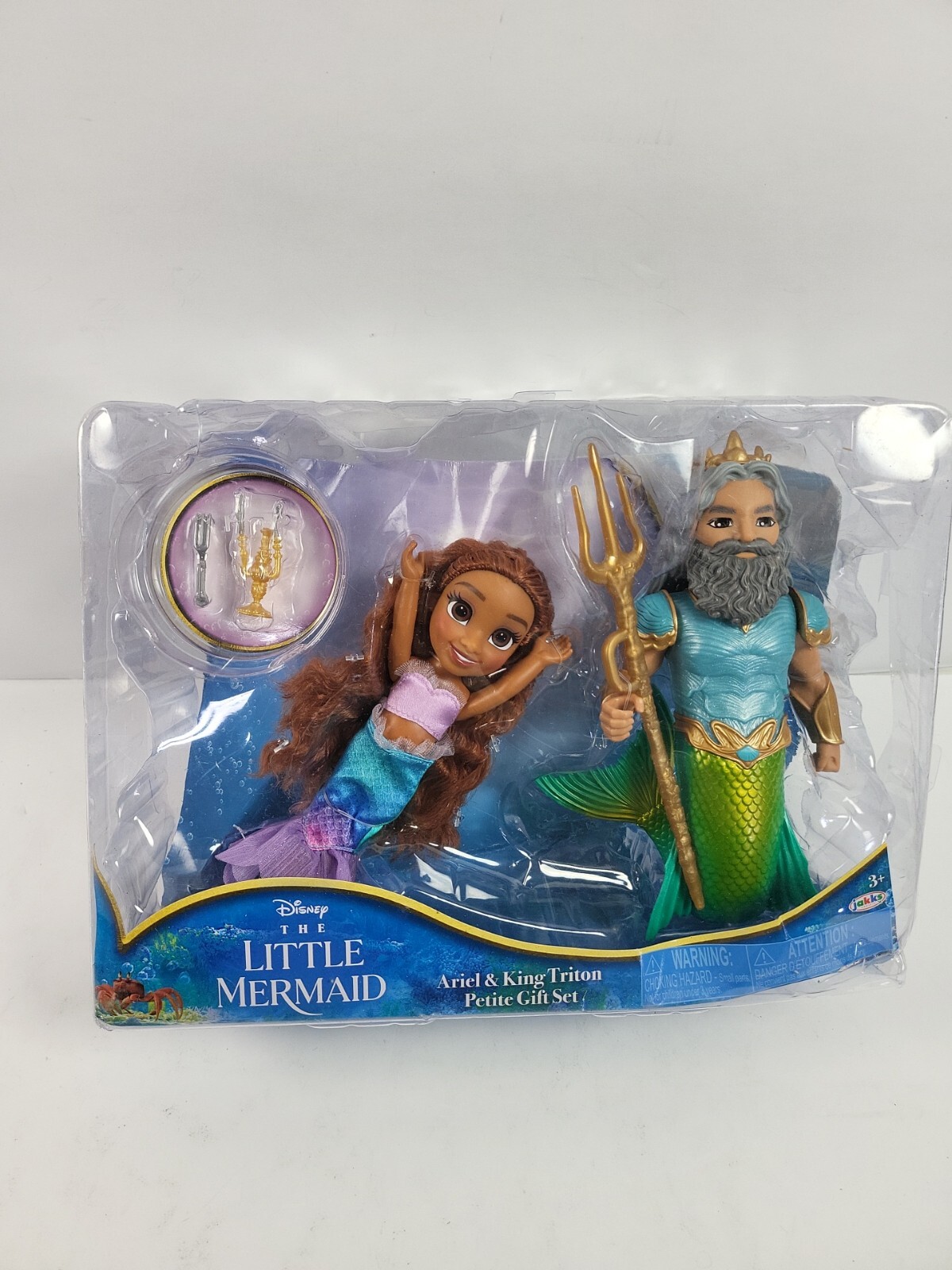 La Sirenita Ariel y el Rey Tritón pequeño set de regalo. 166