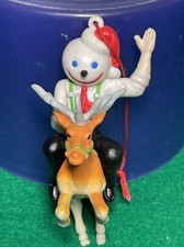 Jack In The Box Christmas Tree Collectible Ornament Jack Riding A Reindeer